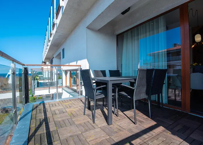 Apartament Dwupoziomowy Z Widokiem Na Morze